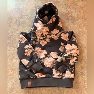Ampersand Avenue Girls Floral Hoodie 2T